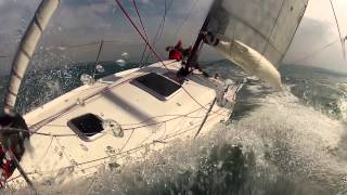 Beneteau First 27 SE ex Seascape 27 Snownroll  demo sailing [upl. by Aicilec]