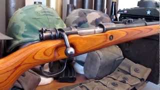 Sporterized milsurp rifle  German K98 mauser [upl. by Oigimer575]