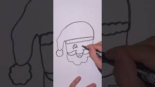 Comment dessiner le Père Noël facilement en 47 secondes [upl. by Packer]