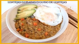 Cómo hacer unas LENTEJAS ESPESAS y Deliciosas  Prepara un Almuerzo completo y económico [upl. by Hagile]