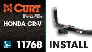 Trailer Hitch Install CURT 11768 on a Honda CRV [upl. by Isia]