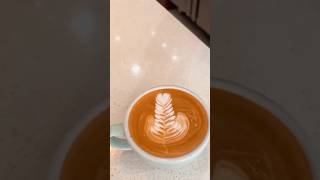 Tulip coffee Latte art ☕☕ a cup born from passion the art of coffee making ❤️💕☕ [upl. by Ngo733]