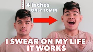 How To Grow 4 Inches Taller In 10 Minutes  No BS I Swear [upl. by Retsof980]