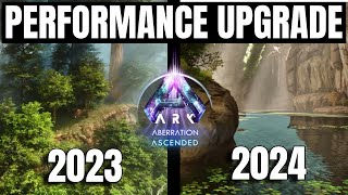 ARK Aberration Performance Upgrade  BEFORE vs AFTER [upl. by Findlay]