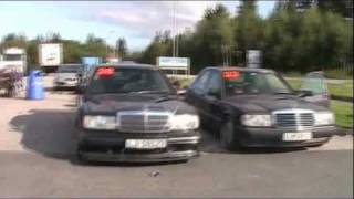 MercedesBenz cruising w124 turbo w123 turbo 2516 EVOII [upl. by Attinahs]