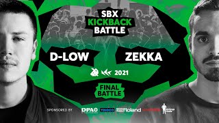 DLOW vs ZEKKA  Final  SBX KICKBACK BATTLE 2021 [upl. by Mcknight]