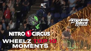 Aaron quotWheelzquot Fotheringham INSANE Wheelchair Athlete Top Moments in Nitro Circus History [upl. by Ahsi890]