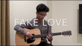 Fake Love  Drake  FREE TABS Fingerstyle Guitar Cover [upl. by Orsola]