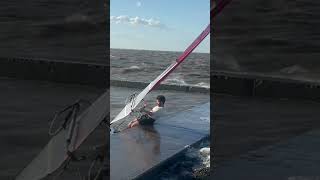 Windsurfing Entry at West End Lake Pontchartrain [upl. by Olnton]