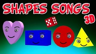 The Shapes Song  Shapes for children  Learn Shapes  Shapes Song Collection [upl. by Laith]