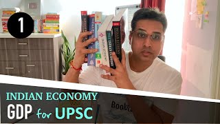 GDP  National Income  Indian Economy by Bookstawa for UPSC [upl. by Drofhsa]