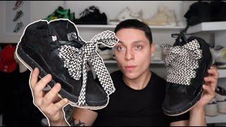 GUM SOLE LANVIN Black Zig Zag Curb Sneaker Review  ON FOOT [upl. by Mintz589]