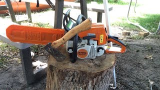 How To Troubleshoot and Tune Up a STIHL Chainsaw clip 1 [upl. by Enytsirhc]