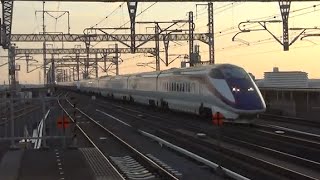 【HD 51ch】 Japanese bullet train 東北新幹線 高速通過など 小山駅ホームから撮影（6） [upl. by Elyak407]