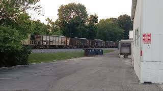 MMID cement and stone train passing hahns meats in westminster [upl. by Monika113]