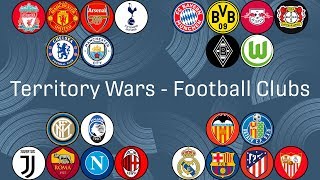 Football Clubs Marble Race  Territory Wars [upl. by Peregrine]