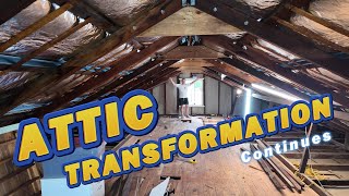 HOW TO Transform Attic RoofLoft Space [upl. by Hellman]