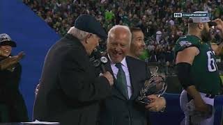 EAGLES ARE 2022 NFC CHAMPIONS  Final 2 Minutes  Trophy Presentation [upl. by Donell]