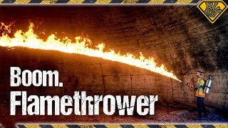 The Big Flamethrower Test 🔥We Test This Homemade Flamethrower  Is This The Best DIY Flamethrower [upl. by Ellenrad]