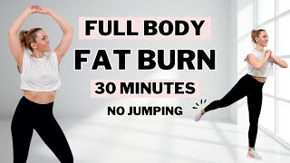 🔥30 MIN SWEATY HIIT🔥FULL BODY FAT BURN🔥All Standing🔥No Jumping🔥No Repeat🔥homeworkout [upl. by Leahcimdivad]