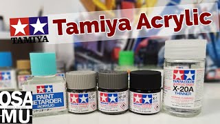 Review รีวิวสี TAMIYA Acrylic Titanium silverX32 Gun metalX10 and Metallic greyXF35 [upl. by Daly357]