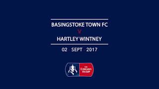 Basingstoke Town 22 Hartley Wintney FA Cup First Qualifying Round [upl. by Nolava]