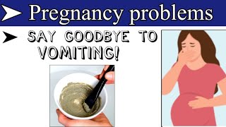 vomiting during pregnancy  How to Stop Vomiting in Pregnancy  First Trimester [upl. by Matronna]