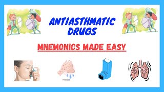 AntiAsthmatic drugs pharmacology mnemonics mnemonics made easy [upl. by Malley]