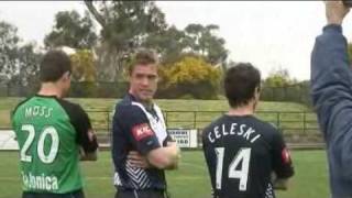 Melbourne Victory TV Commercial Bloopers [upl. by Daj582]