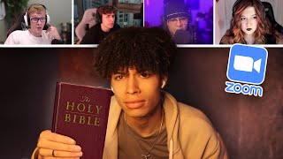 Reading BIBLE in SATANIC Zoom Class [upl. by Simons]