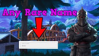 How To Get RareOG Name Fortnite Tutorial [upl. by Colb]