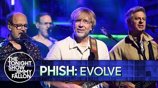 Phish Evolve  The Tonight Show Starring Jimmy Fallon [upl. by Ariamat751]