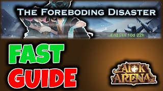 The Foreboding Disaster  New VOYAGE OF WONDERS Walkthrough AFK ARENA a Flame Reborn [upl. by Shama]