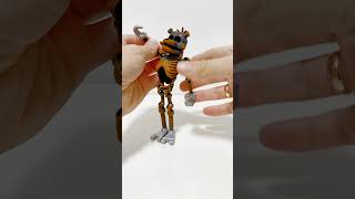 3D Printed amp Hand Painted Skeleton Foxy FNAF foxy fnaf fanart [upl. by Desi]