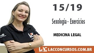 Sexologia  Exercícios  Medicina Legal  1519 [upl. by Dina]