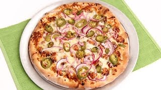 BBQ Chicken Pizza Recipe  Laura Vitale  Laura in the Kitchen Episode 743 [upl. by Ashleigh]