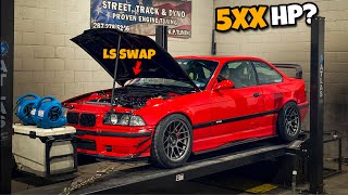 Dyno Tuning my LS Swapped E36 M3 500hp Maxing Out the Built LS1 [upl. by Pearlman]