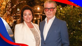 Pierce Brosnan wife Keely show how marriage has beaten the odds in Hollywood Heres to the next 23 [upl. by Drew]