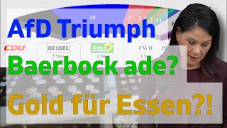 💥Top News💥  Unbekannter AfDTriumph Baerbock ade amp Gold für Essen afd baerbock trump gold [upl. by Anneehs]