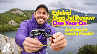 Edelrid Giga Jul belay device one year review and can you abseil on it without a Prusik [upl. by Otrebide608]