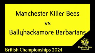 Killer Bees vs Ballyhackamore  British Championships 2024 [upl. by Arzed]