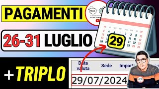 Inps PAGA 29 LUGLIO ➜ DATE PAGAMENTI ADI ASSEGNO UNICO CARTA ACQUISTI NASPI PENSIONI BONUS 100€ SFL [upl. by Ulita]