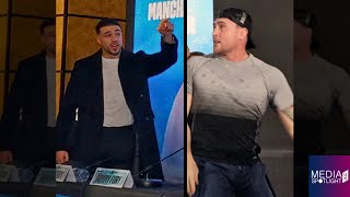 BIG FIGHT BETWEEN TOMMY FURY JOHN FURY amp DARREN TILL AT PRESS CONFERENCE MSUK [upl. by Kulseth]