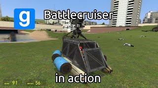 Gmod Battlecruiser in action [upl. by Brigitte443]