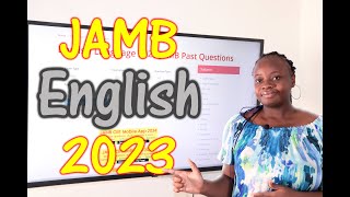 JAMB CBT English 2023 Past Questions 1  30 [upl. by Gershom]