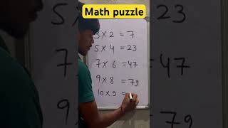 Math puzzle can you solve it reasoning ssccglexam mathstricks mindgame viral shrots [upl. by Dorca619]