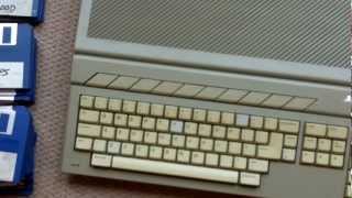 Atari ST 520FM  Writing Disks With PC Floppy Drive [upl. by Ahsineb]