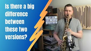 Vandoren V16 A7S vs Vandoren V16 A7M  Alto Mouthpiece Comparison [upl. by Nuhsed]