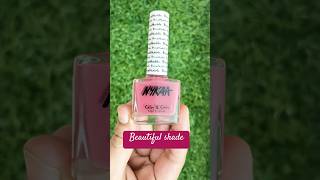 Nykaa Breathable Nail Polish💅shortssakshinarang skincareviralshortvideomakeup festival [upl. by Innavoig]