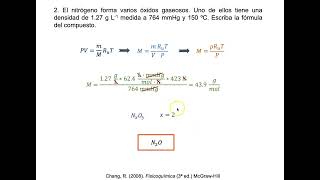 Ecuación de estado de gas ideal ejercicios resueltos [upl. by Deth387]